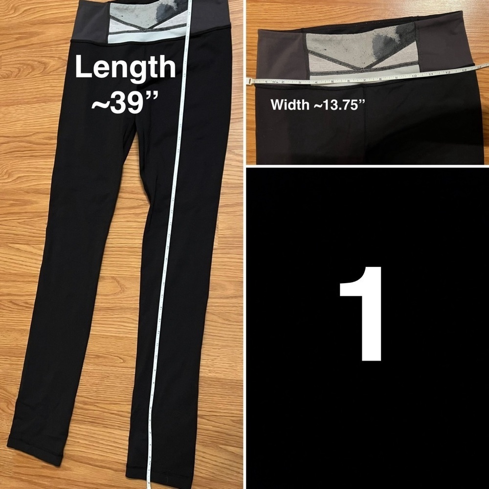 Lululemon Black High-Waisted Leggings - Picture 4 of 7